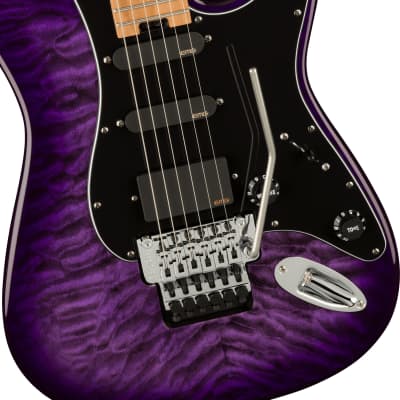 Charvel Pro-Mod SC1 Marco Sfogli Signature HSS QM Trans Purple Burst Electric Guitar image 2