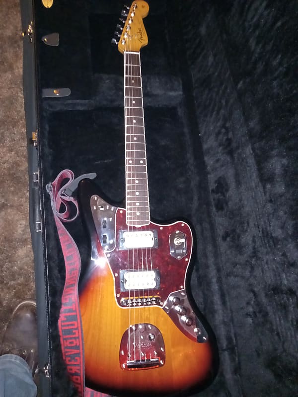 Fender Kurt Cobain Jaguar 2021 3-Color Sunburst image 1
