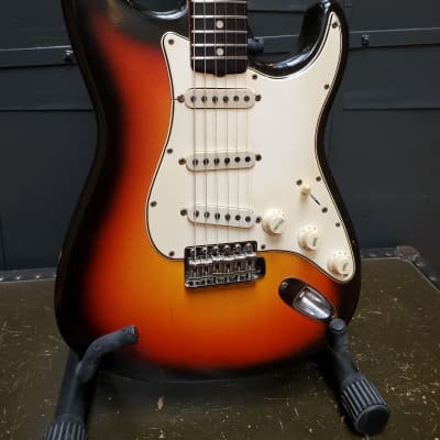 1965 Vintage Fender Stratocaster Electric Guitar with OHSC image 1