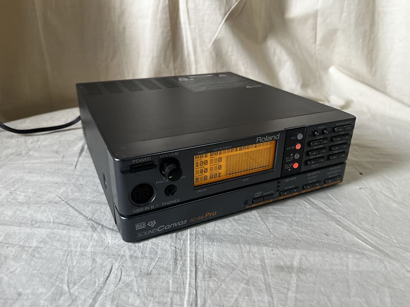 Roland SC-88pro SC88 Pro SOUND Canvas General MIDI sound modules New  battery!!