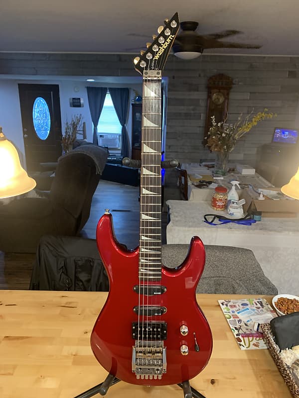 Washburn G5v 1986 Candy apple red Reverb