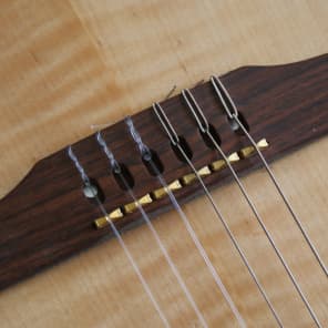 Godin ACS-SA Nylon String Acoustic-Elec Maple/Mohogany Back,sides and neck 1999 signature copy image 6