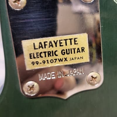 Vintage RARE 1966 Lafayette Capri Electric Guitar Pro Setup Original Hard Shell Case image 12