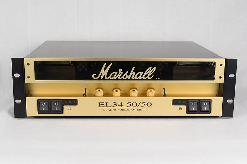 アンプ Marshall EL34 50/50 Marshall EL34-50/50 Guitar Power Amp 3U Rack at Gear4music