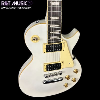 Sheridan A100 Les Paul Electric Guitar in Pearl White w/EMG Pickups image 4