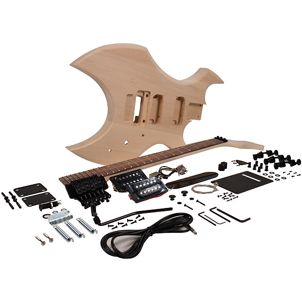 Seismic Audio SADIYG-16 Premium Warlock-Style DIY Electric Guitar Kit image 1