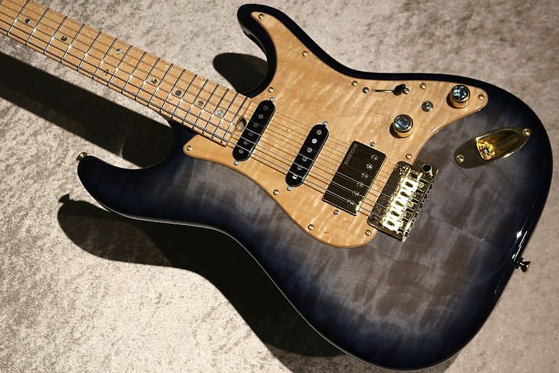 ギター Kino frawdit 22F SSH Ash/Flame Tochi Top Kino frawdit 22F SSH Ash/Flame Tochi Top/Evertone PU Trans