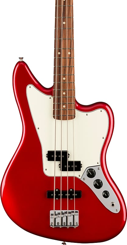 Fender Player Jaguar Bass, Pau Ferro Fingerboard, Candy Apple Red image 1