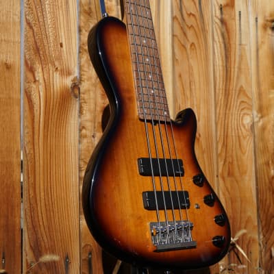 Sadowsky Masterbuilt 24-Fret Single Cut Bass Red Alder Body '59 Burst 5-String Bass w/ Gig Bag image 6
