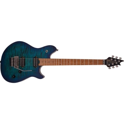 EVH Wolfgang Standard Quilt Maple Electric Guitar, Baked Maple Fingerboard, Chlorine Burst image 1