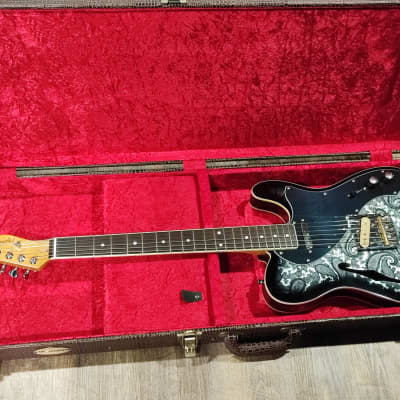MyDream Partcaster Custom Built - Black Paisley Thinline Dreamsongs Freeway image 2