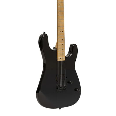 Stagg Metal Series Electric Guitar - Black - SEM-ONE H BK image 1