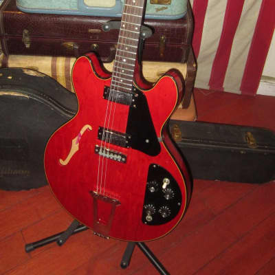~1972 Gibson ES-325 Cherry Red w Original Hardshell Case image 2