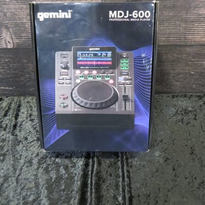 Gemini MDJ-600 Single Tabletop USB/CD Media Player DJ MIDI