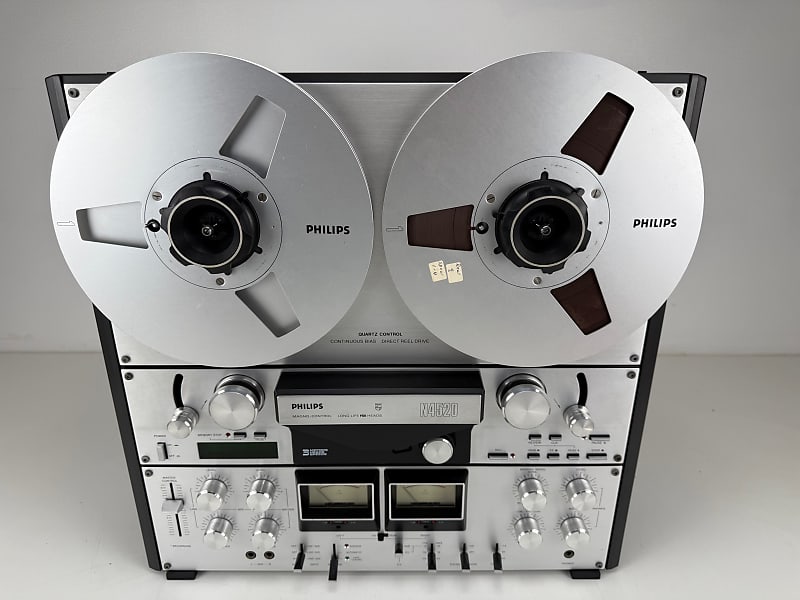 Philips N4520  1/4&#039;&#039; Reel To Reel Recorder 26CM Tape Deck With NAB&#039;s  			