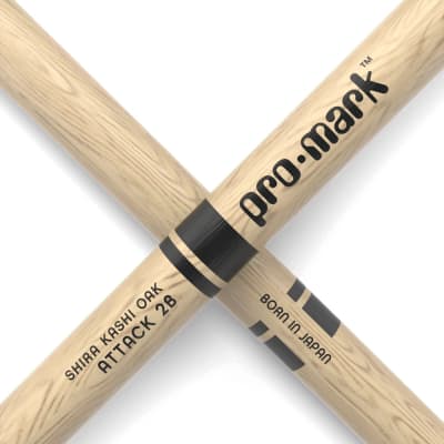 ProMark Attack 2B -  Lacquered Shira Kashi Oak Drumsticks image 4