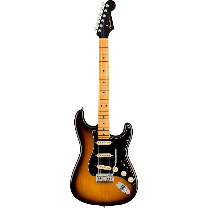Fender American Ultra Luxe Stratocaster Maple Fingerboard 2-Colour Sunburst image 1