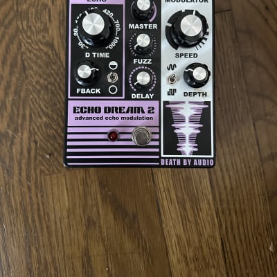 Death By Audio Echo Dream 2 Analog Delay w/ Fuzz Pedal Death By Audio Echo Dream 2 Analog Delay w/ Fuzz Pedal