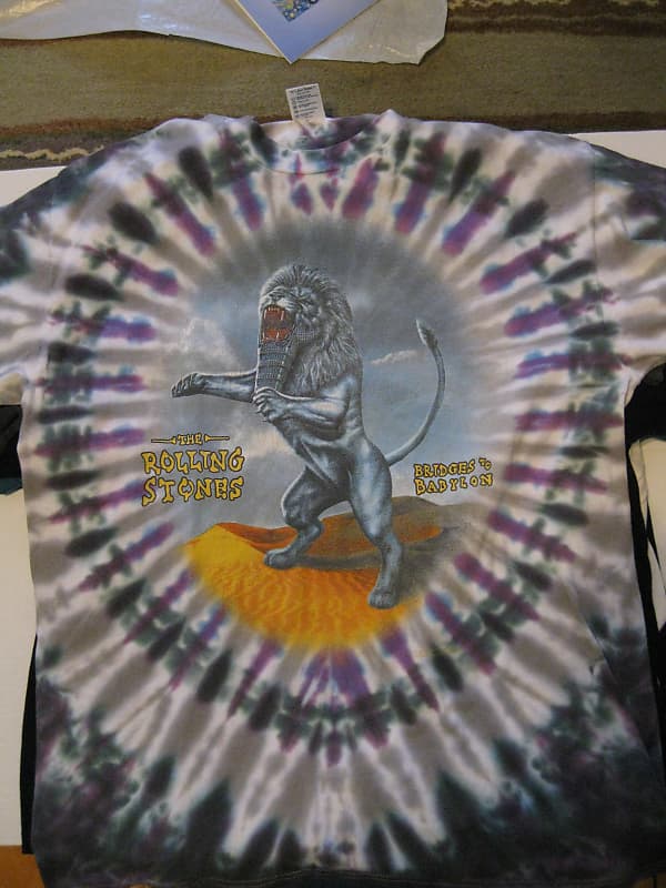 Vintage Rolling Stones Bridges to Babylon T Shirt, 1997-98 World