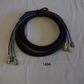 CANAR  LV-615 BNC / BNC 3-Ch. 75ohm Component Video Coaxial Snake Cable 10' #1494 image 7