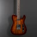 2011 Fender USA Select Tele Curly Flamed Carved-Top Koa Edgeburst Sunburst