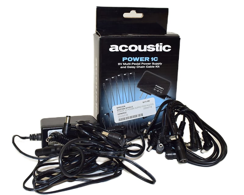 Acoustic Power 1C 9V MultiPedal Power Supply and Daisy Chain Reverb