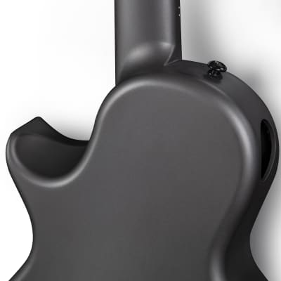 Enya Nova Go Carbon Fiber Acoustic Guitar Black (1/2 Size) image 4