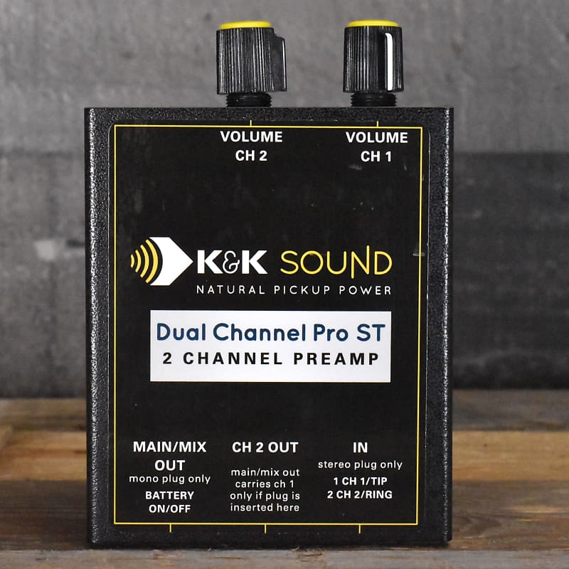 PreOwned K&K Sound Dual Channel Pro Preamp Reverb