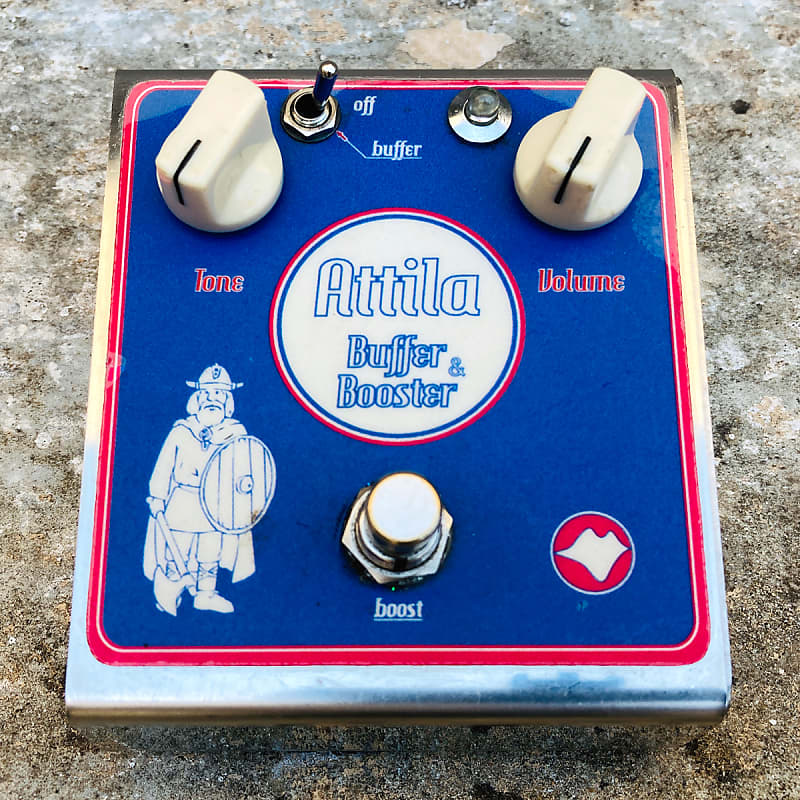 ギター Mastro Valvola ATTILA Buffer & Booster Mastro Valvola Attila Buffer & Boost Pedal - Vintage King