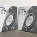 Yamaha HS7 6.5" Powered Studio Monitor Speaker Pair (open) **mint-in-box!! -shipping included!!
