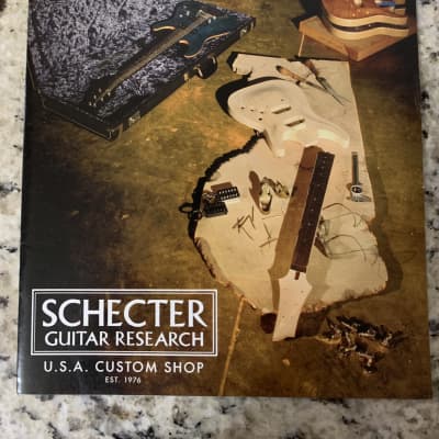 Schecter USA Custom Shop Catalog 2013 PT Hollywood Classic for sale