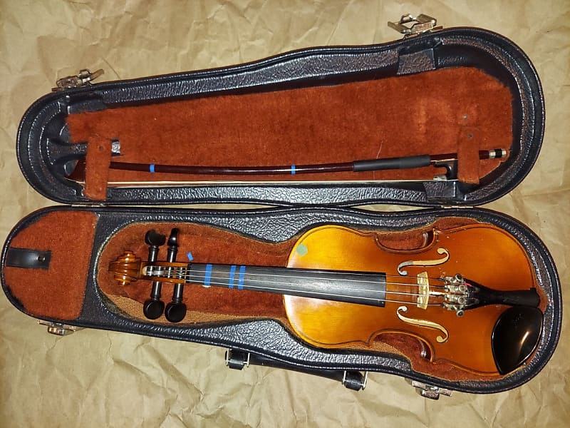 Suzuki Etude Knilling 220 size 1/16 violin, Japan, Very Good Condition, w Case & Bow image 1