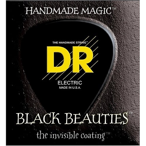 DR BKB5-40 Strings Black Beauties Coated 5-String Bass Light .040 - .120 image 1
