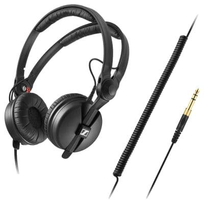 Sennheiser HD 25 Plus Closed Back On-Ear Studio Monitoring Headphones Black image 4