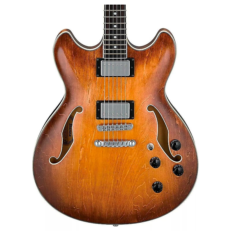 ギター Ibanez AS73-BS Ibanez Artcore AS73-BS-12-01 Sunburst Archtop Electric