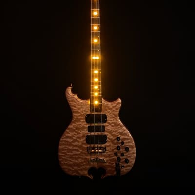 Alembic Series II 4-string "Heart of Gold" in quilted maple with case from Jan.14.2004 image 12