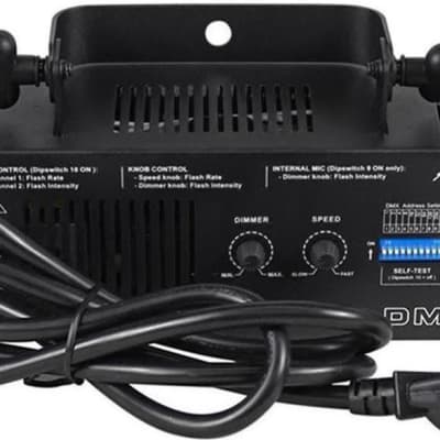 American DJ Mega Flash DMX 800w Compact DMX Strobe Light+Sound Sensor+Wash Light image 3