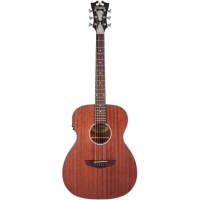 D'Angelico Premier Tammany LS Acoustic Guitar - Natural Mahogany image 3