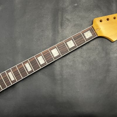 Unbranded Stratocaster Strat Replacement neck CBS Vintage Tint Satin  9.5"radius 1.645" nut width #8 image 1
