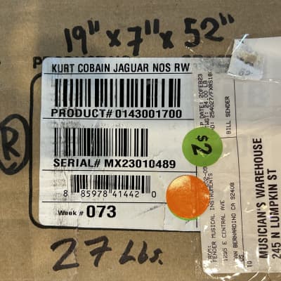 Fender Kurt Cobain Jaguar  3-Color Sunburst #MX23010489  8 lbs  11.6 oz image 14