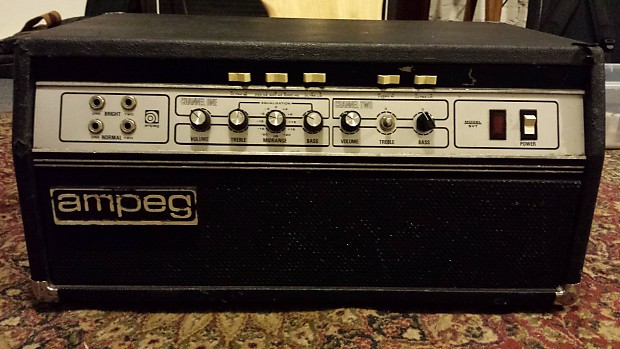 希少★Ampeg 1970's★little stad★専用ハードケース付き Ampeg SVT Head 60s-70s Silver/Black w/flight case | Reverb
