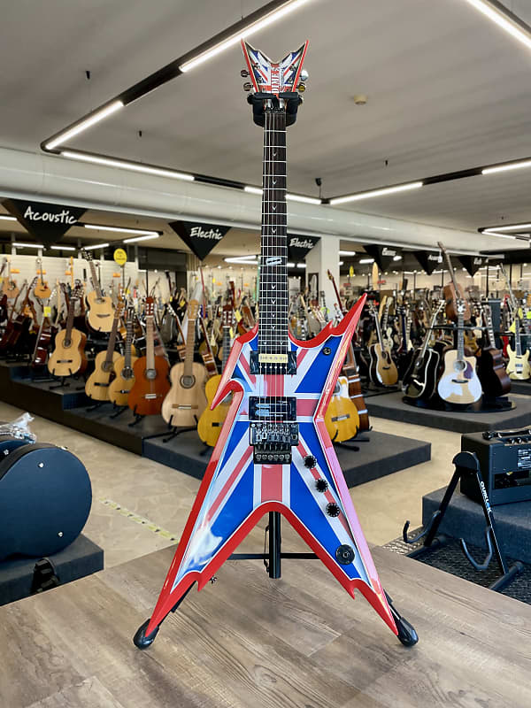 Dean RAZORBACK UK FLAG + CUSTODIA | Reverb