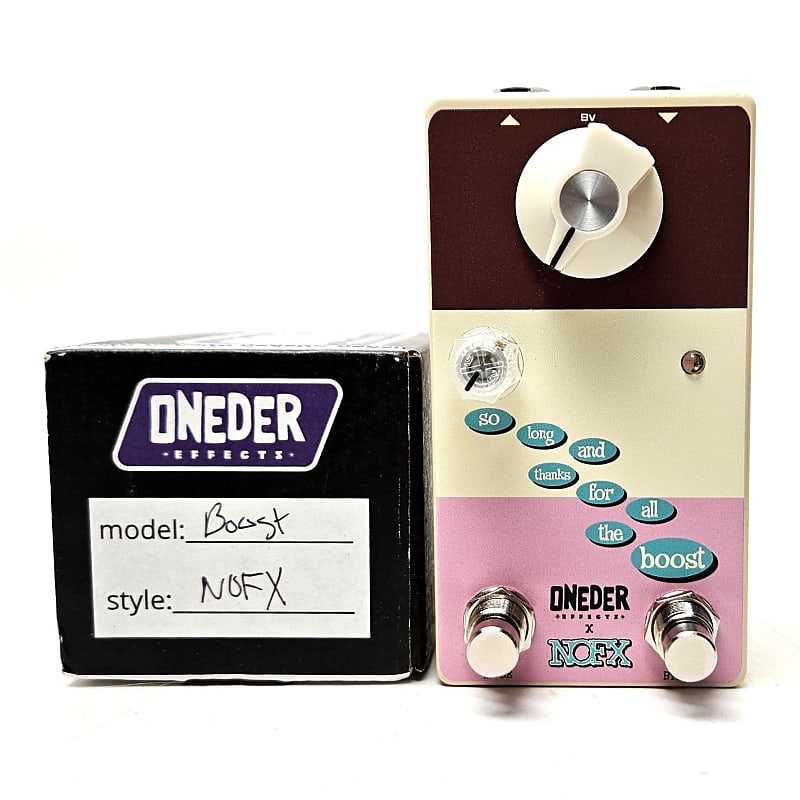 【美品】Oddfellow FX Napoleon Boost NOFX - So Long And Thanks For All The Boost – Oneder Effects
