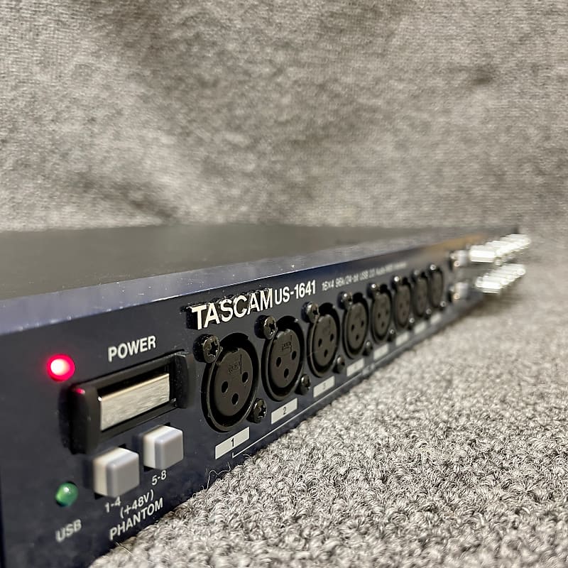 Tascam 16x4 96k/24bit USB Audio/MIDI Interface US1641 Reverb