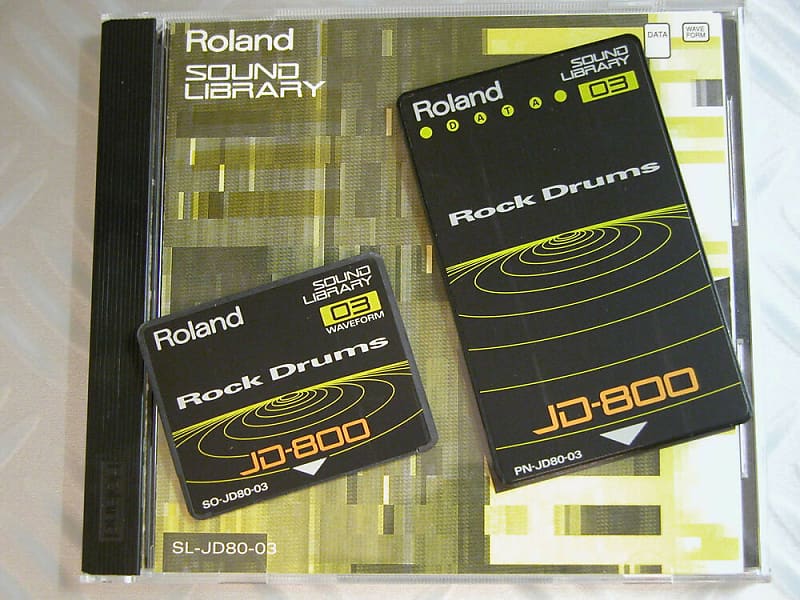 Original RARE Roland 90' JD800 JD 990 SL JD80 03 "Rock DRUM" PCM + DATA JAPAN image 1