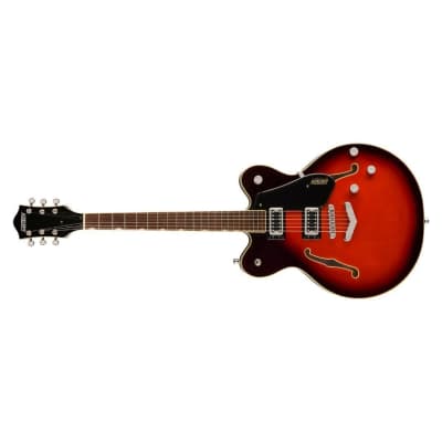 Gretsch G5622 Electromatic Center Block Double-Cut 6-String Right-Handed Electric Guitar with V-Stoptail Tailpiece (Claret Burst) image 6