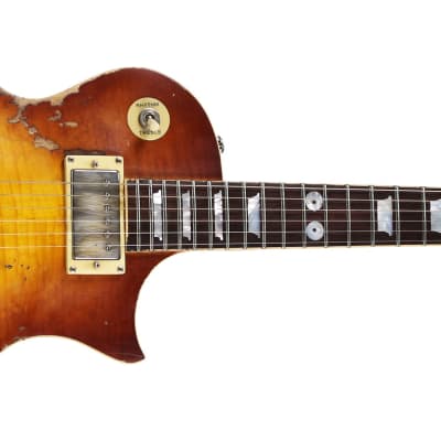 Pre-Order 10S GF Custom 50S Flame Sunburst Aged&Relic Electric Guitar 2018 NAMM Edition image 2