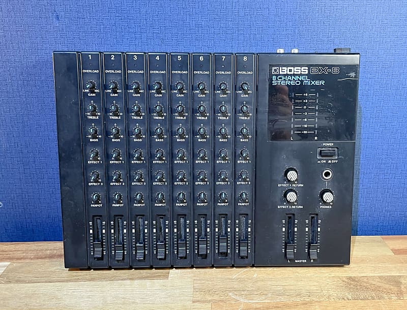 BOSS ステレオミキサー BX-8 元箱説明書付属品完備 美品 - 楽器、器材