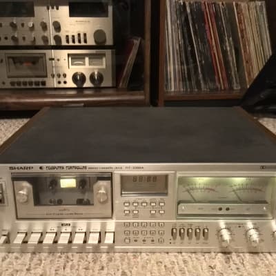 Vintage Sharp Computer Controlled Stereo Cassette Deck Model RT-3388A Japan *NEEDS REPAIRED* image 1