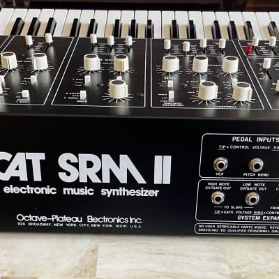 Octave Plateau Cat SRM II Vintage Analog Synthesizer 1980s image 6